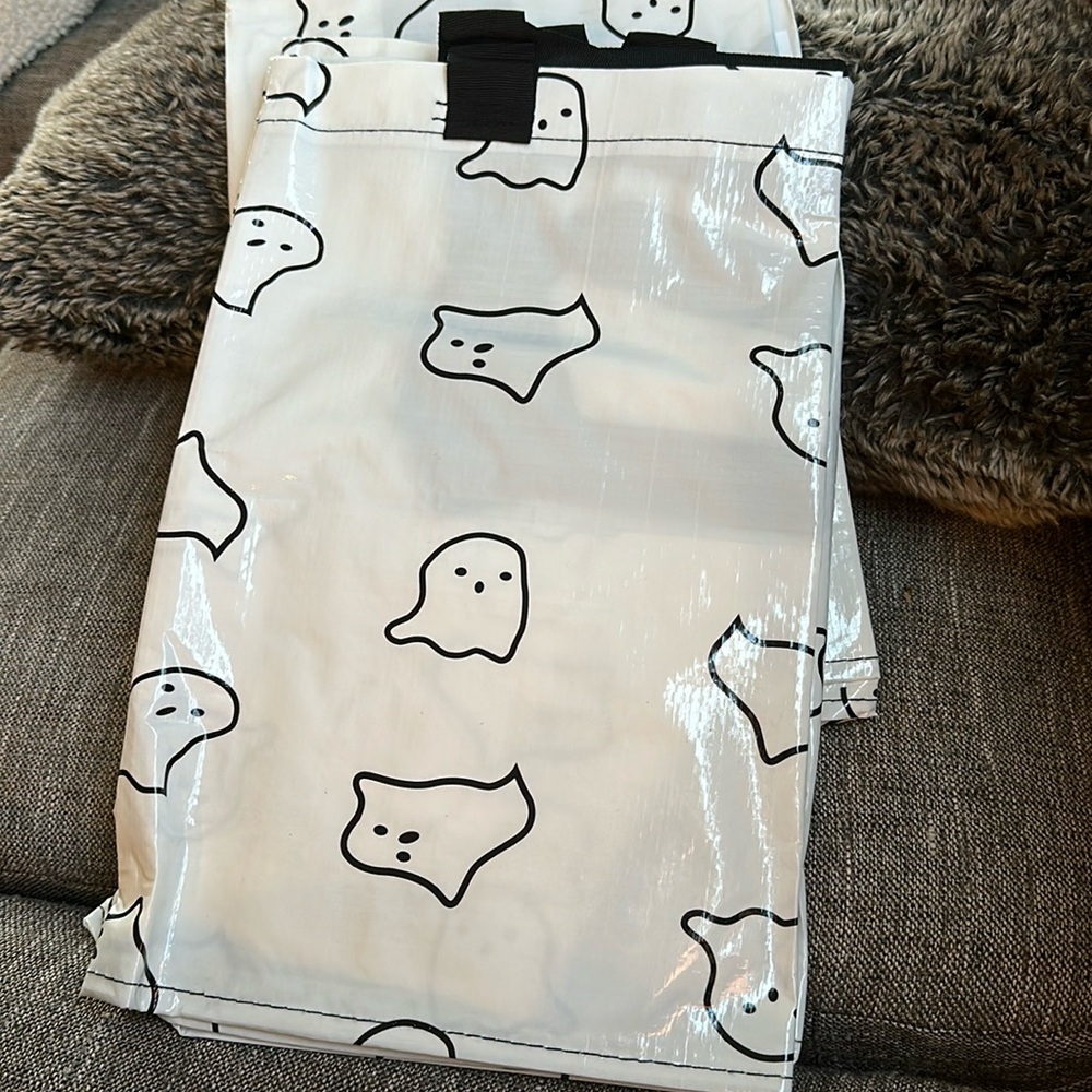 IKEA kustfyr large shopping bag ghost print